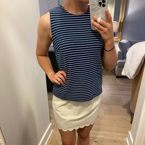 Navy Striped Tank